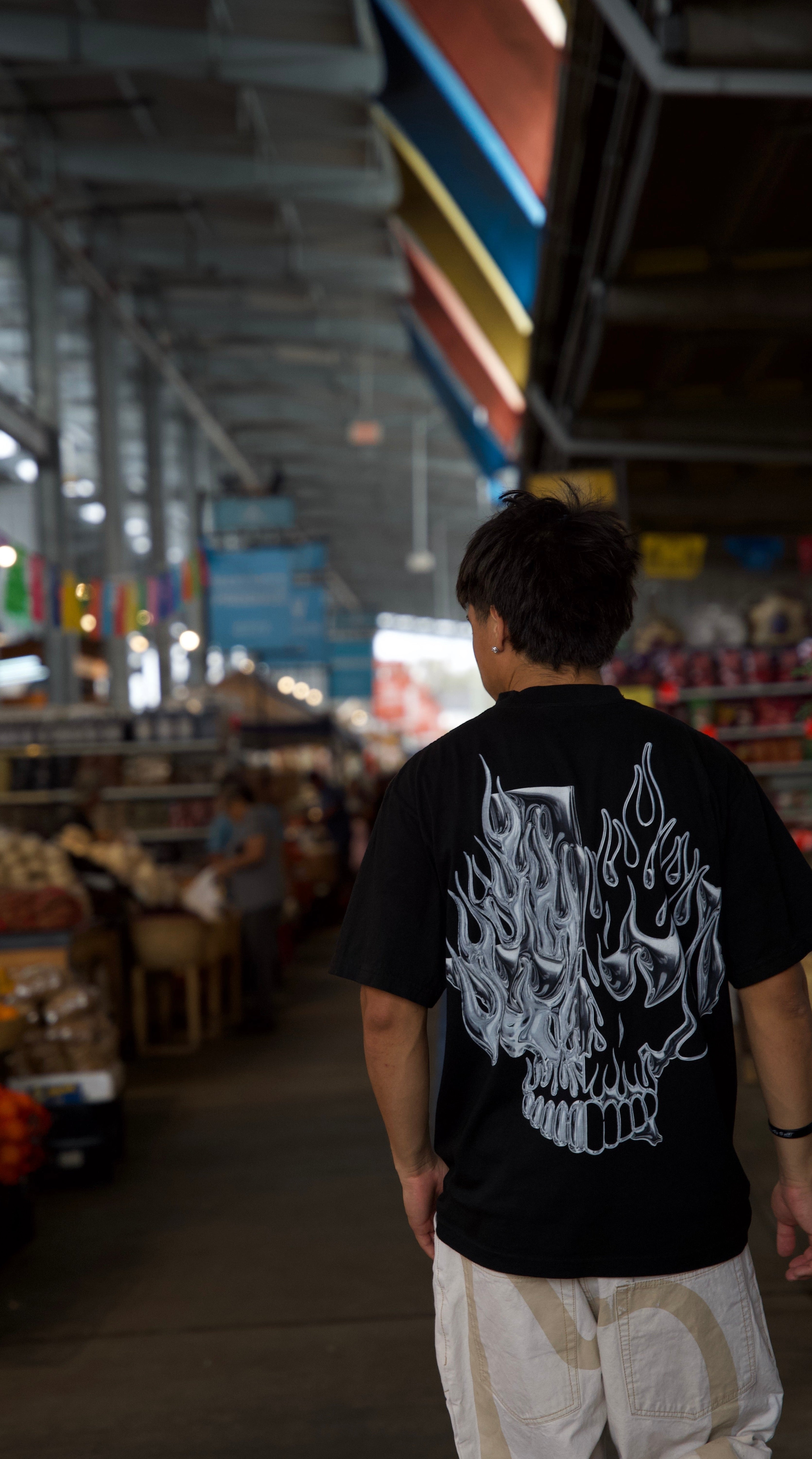 ESE TEXAS SKULL CHROME TEE